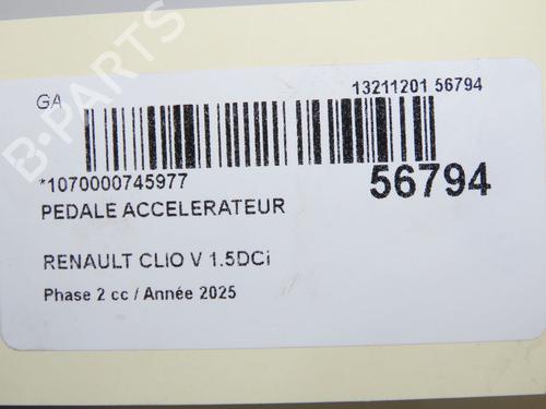 Pedal RENAULT CLIO V (B7_) 1.5 Blue dCi 100 (B7AD) | BP33998692I4 - Image 6