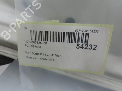 Used Right front door FIAT DOBLO Box Body/MPV (223_) 1.3 D Multijet (75 hp) 28831271
