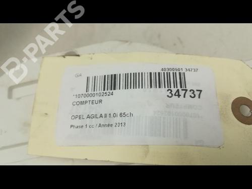 Instrument cluster OPEL AGILA B (H08) 1.0 (F68) | BP9597526C47 