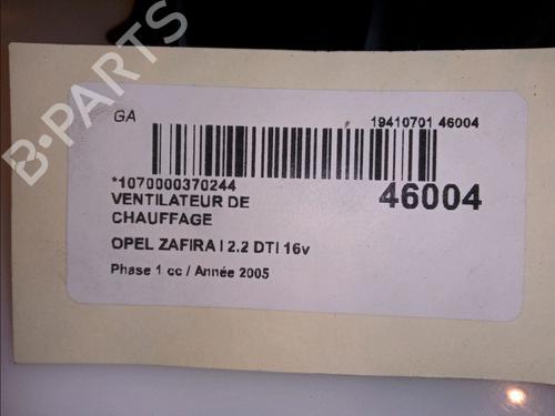 Used Heater blower motor OPEL ZAFIRA A MPV (T98) 2.2 DTI 16V (F75) (125 hp) 11099578