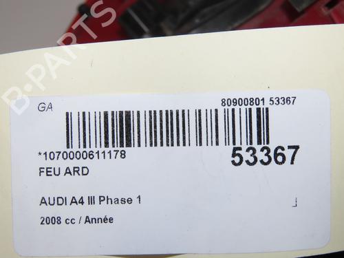 Used Right taillight Right taillight AUDI A4 B8 (8K2) 2.0 TFSI (211 hp) 33728177 33728177