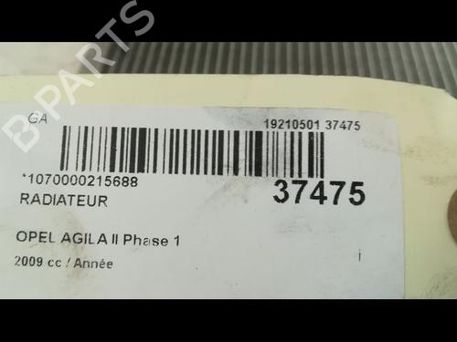 water-radiator-opel-agila-b-h08-2008-2009-2010-2011-2012-2013-2014-23172145 main image