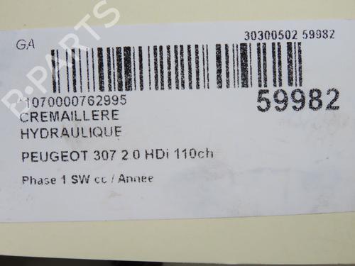 Caixa de direcção Caixa de direcção PEUGEOT 307 Break (3E) 2.0 HDI 110 (107 hp) 39893846 39893846