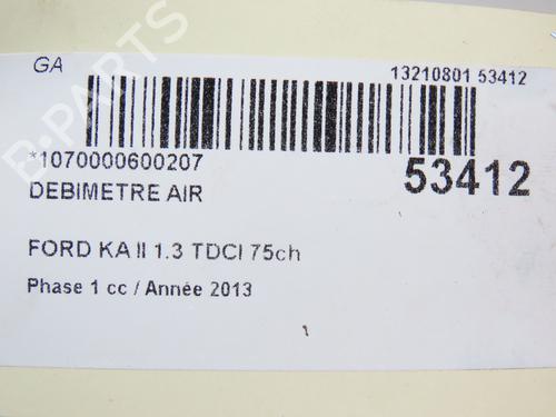 Mass air flow sensor FORD KA (RU8) 1.3 TDCi | BP28828795M95