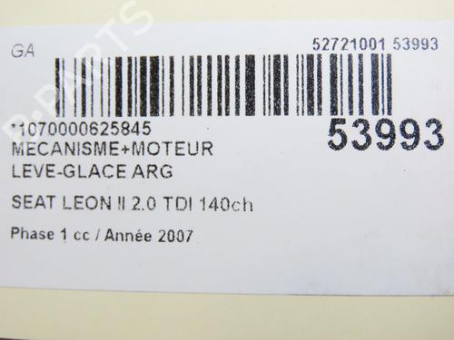 Used Rear left window mechanism SEAT LEON (1P1) 2.0 TDI 16V (140 hp) 28831835