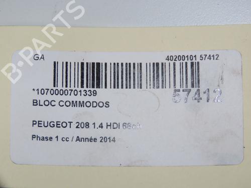 Steering column stalk PEUGEOT 208 I (CA_, CC_) 1.4 HDi | BP32399650I23 