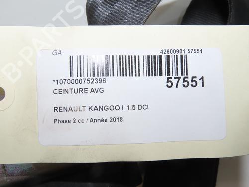 Front left seatbelt RENAULT KANGOO Express (FW0/1_) 1.5 dCi 90 (FW0G, FW05, FW08, FW11) | BP36583013I26 - Image 3