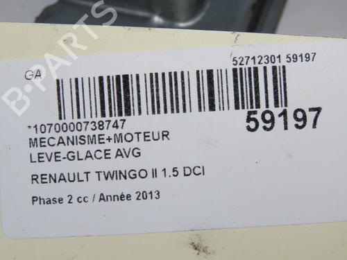 Front left window mechanism RENAULT TWINGO II Hatchback Van (CNO_) 1.5 dCi (CN03) | BP36545143C22  - Image 5