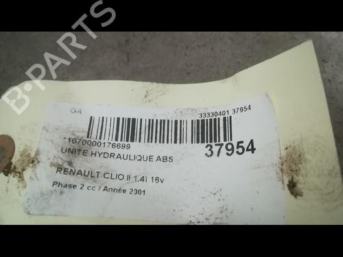 Used ABS pump ABS pump RENAULT CLIO II (BB_, CB_) 1.4 16V (B/CB0P, BB13) (98 hp) 9610212 9610212
