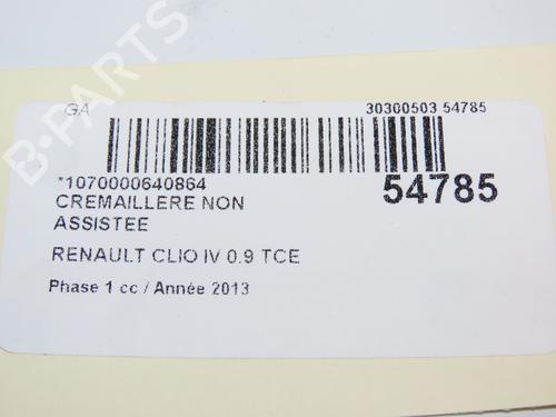 Steering rack RENAULT CLIO IV (BH_) 0.9 TCe 90 (BHNF, BHMA, BHMH, BHJK, BHJR) | BP29318745M22 