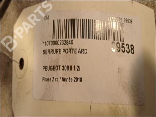 Rear right lock PEUGEOT 308 II (LB_, LP_, LW_, LH_, L3_) 1.2 THP 110 | BP9607956C99 