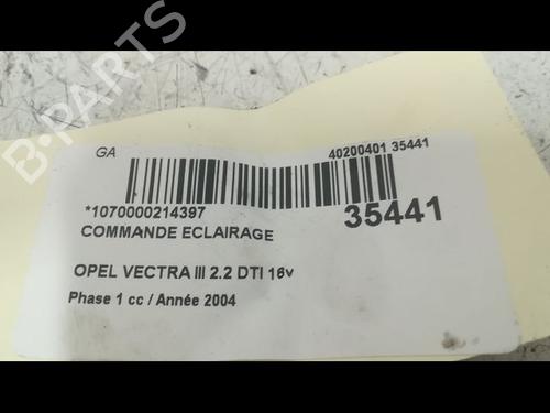 Headlight switch OPEL VECTRA C GTS (Z02) 2.2 DTI 16V (F68) | BP9605749I24