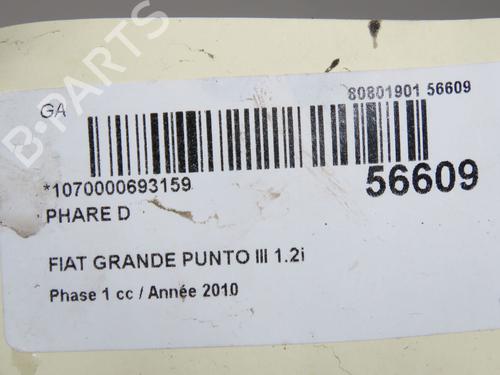 Right headlight FIAT PUNTO EVO (199_) 1.2 | BP36396253C29 - Image 5