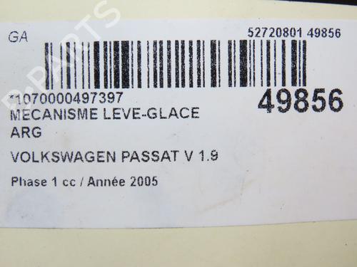 rear-left-window-mechanism-vw-passat-b6-3c2-2005-2006-2007-2008-2009-2010-2011-28831779 main image