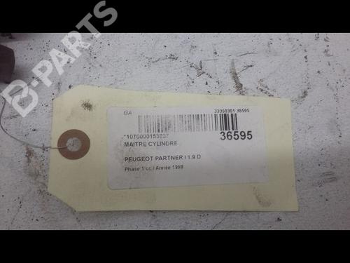 Brake master cylinder PEUGEOT PARTNER Box Body/MPV (5_, G_) 1.9 D | BP9600878M77 