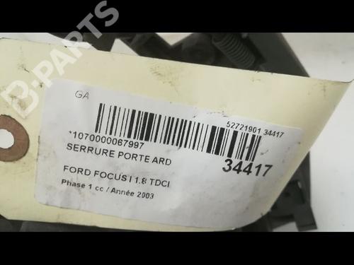 Rear right lock FORD FOCUS I Turnier (DNW) 1.8 TDCi | BP9595623C99 