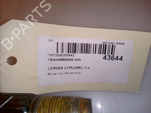 Right front driveshaft CITROËN C3 Pluriel (HB_) 1.4 HDi | BP12585597M39 