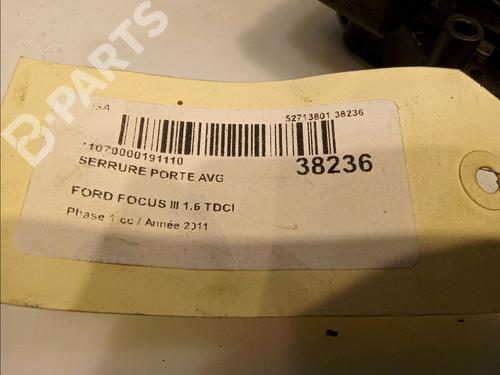 Front left lock FORD FOCUS III 1.6 TDCi | BP11343202C98 