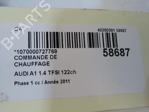 climate-control-audi-a1-8x1-8xk-2010-2011-2012-2013-2014-2015-2016-2017-2018-2019-38077727 main image