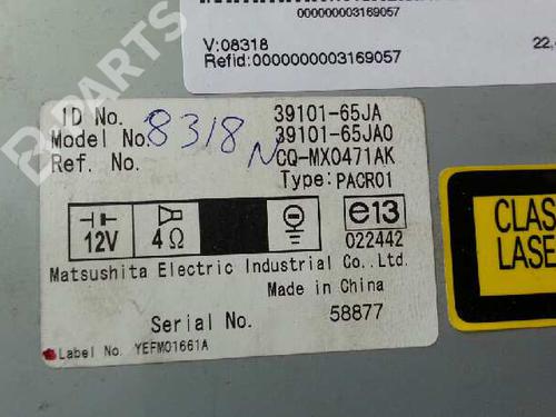 Radio SUZUKI GRAND VITARA II (JT, TE, TD) 1.9 DDiS (JB419WD, JB419XD) | BP219078E6 