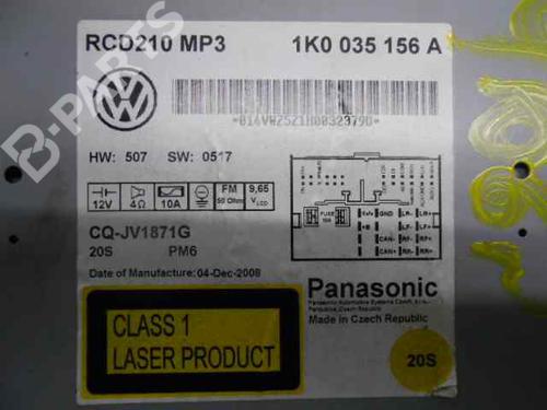 Radio VW GOLF VI (5K1)  | BP219173E6