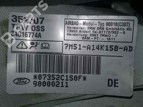 Right curtain airbag FORD FOCUS II (DA_, HCP, DP)  | BP602213C12 