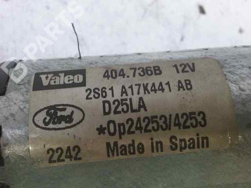 Rear wiper motor FORD FIESTA V (JH_, JD_)  | BP602661M102 