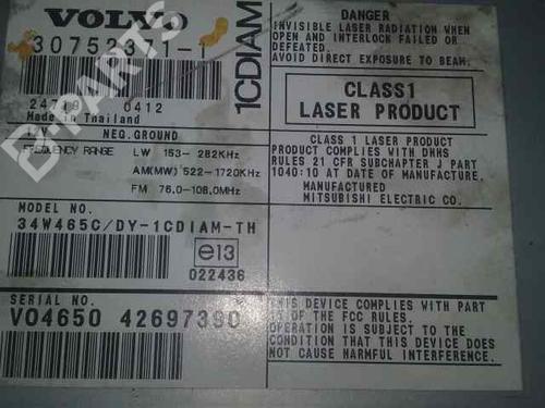 Radio VOLVO S40 II (544) 1.6 D | BP814503E6 