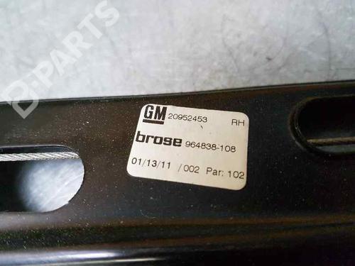 Front right window mechanism OPEL INSIGNIA A (G09)  | BP1925563C23 