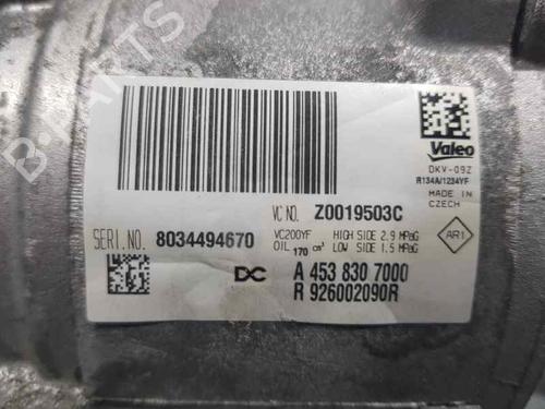 AC compressor SMART FORTWO Coupe (453)  | BP21393910M34 