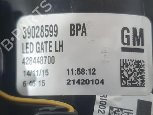 Left tailgate light OPEL ZAFIRA TOURER C (P12) 1.6 CDTI (75) | BP37273541C79 - Image 4