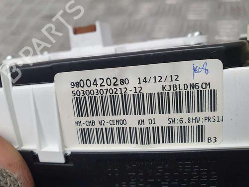 Instrument cluster PEUGEOT 508 I (8D_)  | BP12503234C47 