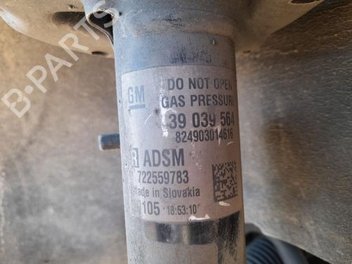 Used Right front shock absorber OPEL ASTRA K (B16) 1.4 Turbo (68) (150 hp) 27202223