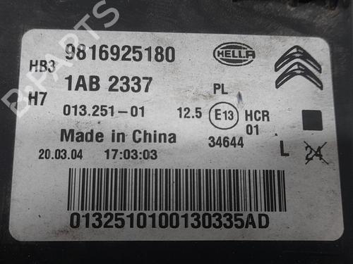 Left headlight CITROËN C5 AIRCROSS (A_) 1.2 PureTech 130 (ARHNSJ) | BP29754109C28 - Image 4