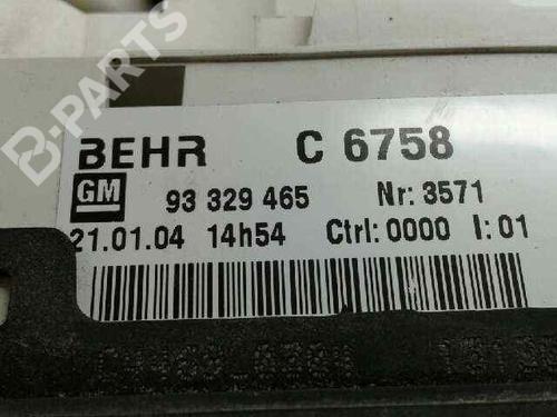 Commande Chauffage OPEL MERIVA A MPV (X03) 1.7 DTI (E75) | BP3726433I5 