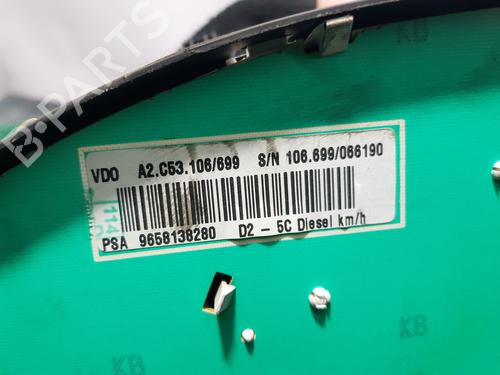 Instrument cluster PEUGEOT 407 (6D_)  | BP7221005C47 