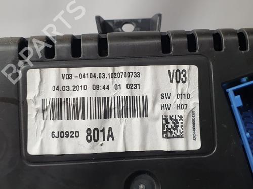 Instrument cluster SEAT IBIZA IV (6J5, 6P1)  | BP5074647C47 