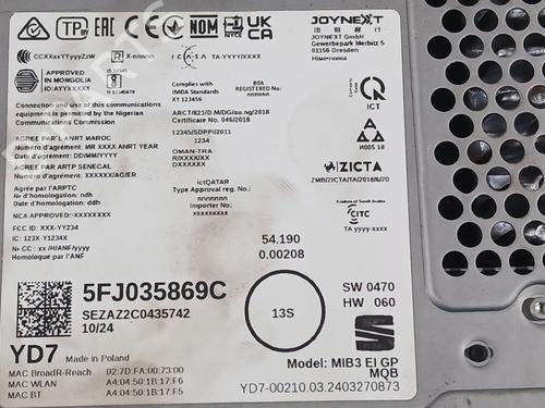 Electronic module SEAT ARONA (KJ7, KJP) 1.0 TSI | BP38466098M83 - Image 2