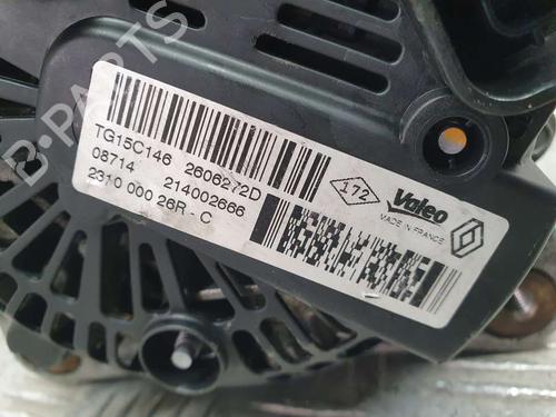 Alternator RENAULT KANGOO / GRAND KANGOO II (KW0/1_)  | BP15683028M7 
