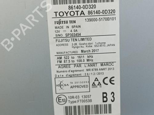 Electronic module TOYOTA YARIS (_P13_) 1.5 Hybrid (NHP130_) | BP8651393M83 