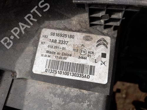 Left headlight CITROËN C5 AIRCROSS (A_) 1.2 PureTech 130 (ARHNSJ) | BP29754109C28 
