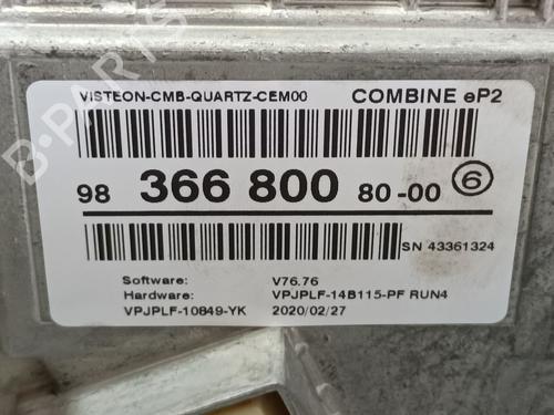 Instrument cluster PEUGEOT 208 II (UB_, UP_, UW_, UJ_)  | BP18948700C47 