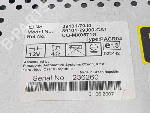 Radio SUZUKI SX4 (EY, GY)  | BP5081319E6 