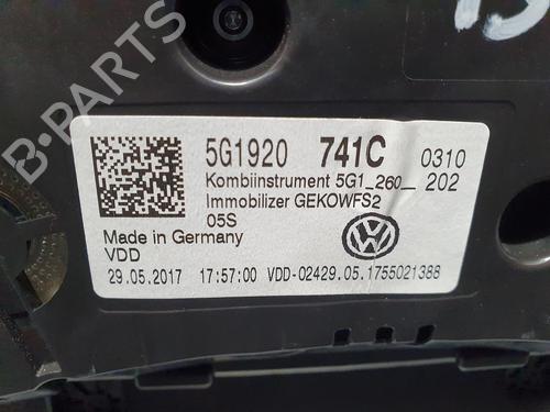 Instrument cluster VW GOLF VII (5G1, BQ1, BE1, BE2) 1.6 TDI | BP7678528C47 