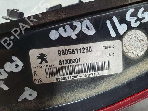 Right taillight PEUGEOT 3008 I MPV (0U_)  | BP17013063C35 