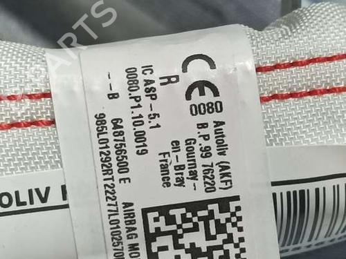 Right curtain airbag DACIA SANDERO III 1.0 TCe 90 | BP13898786C12 