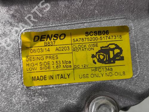 Used AC compressor FIAT 500 C (312_) 1.2 (312CXA1A, 312AXA1A) (69 hp) 28163675