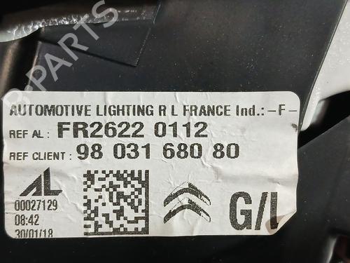 Left tailgate light CITROËN DS5 2.0 BlueHDi 150 | BP25334326C79 - Image 3