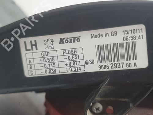 Left taillight PEUGEOT 508 I (8D_) 1.6 HDi | BP36325629C34  - Image 5