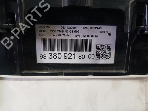 Instrument cluster TOYOTA PROACE CITY VERSO MPV (BKY_) 1.5 D-4D 100 (BKYM) | BP26583542C47 